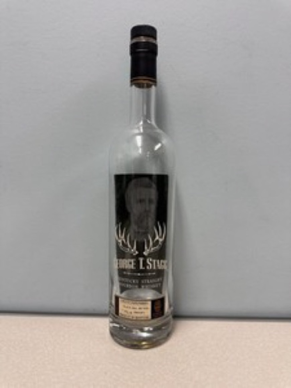 Clear Glass Decanter Bottle - Black Label